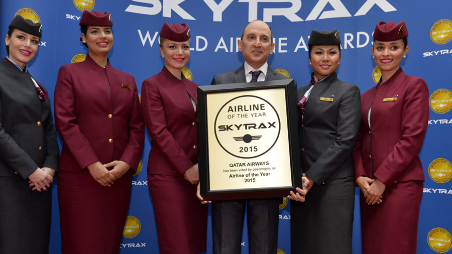 qatar airways named airline of the year 2015