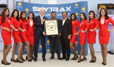 亚洲航空在2016年全球航空公司奖中大获成功