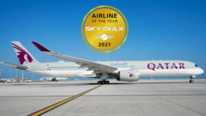 卡塔尔航空 2021 年全球最佳航空公司