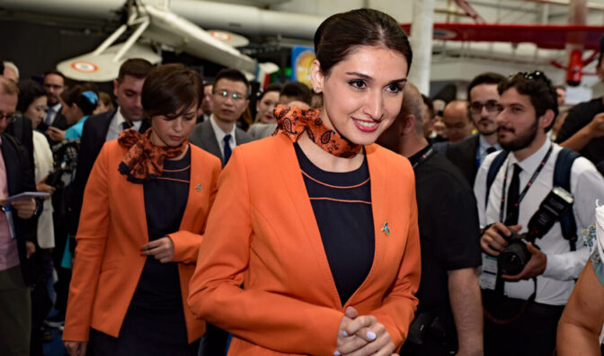阿塞拜疆航空公司参加 2023 年世界航空公司奖