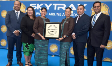 斐济航空澳大利亚和太平洋地区最佳航空公司员工