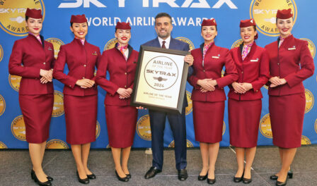 卡塔尔航空荣获 2024 年度最佳航空公司称号