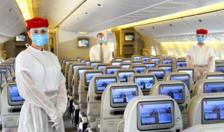 personal de cabina de emirates