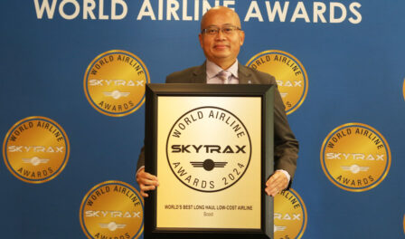 Scoot recibe el premio como mejor aerolínea de bajo coste de largo recorrido del mundo 2024