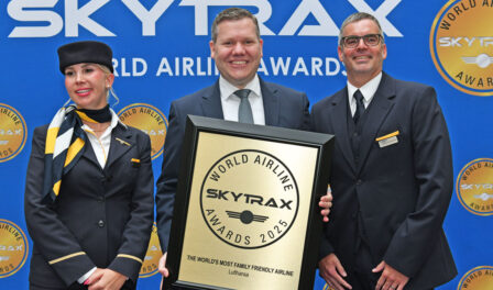 Lufthansa gana el premio a la aerolínea más familiar del mundo en 2025