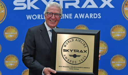 Porter Airlines gana el premio a la mejor aerolínea regional de Norteamérica 2025