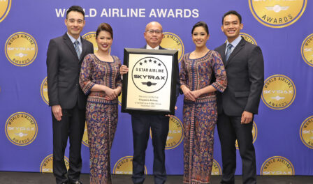 Singapore Airlines certificada con la calificación de aerolínea de 5 estrellas