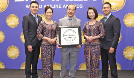 Singapore Airlines gana el premio a la mejor aerolínea de Asia en 2026