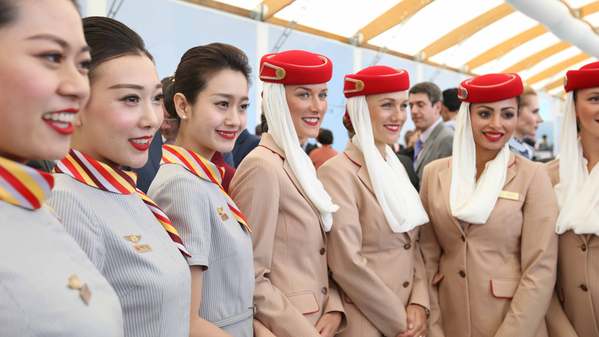 hainan airlines and emirates cabin crew
