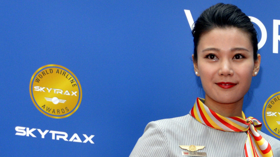 hainan airlines cabin crew at the 2015 awards