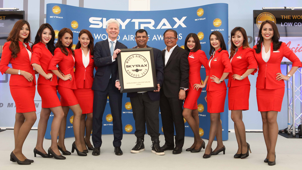 airasia triumphs at 2016 world airline awards