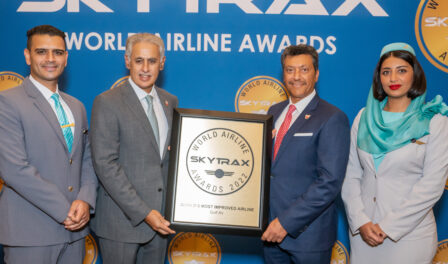 gulf air world's most improved airline 2022