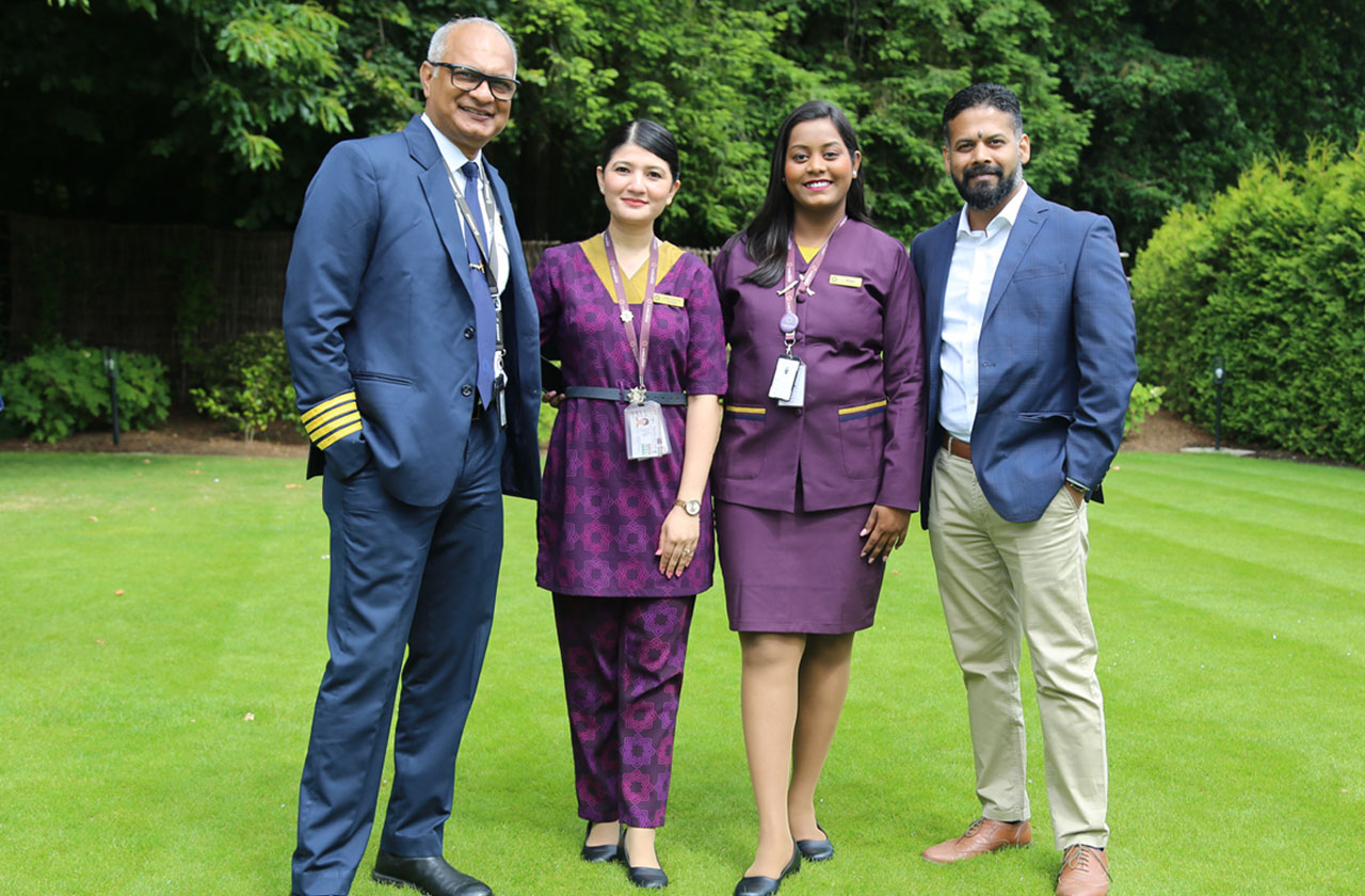 Vistara crew at the world airline awards venue