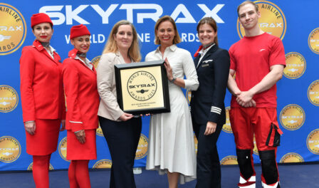 Austrian airlines best airline staff in Europe 2025