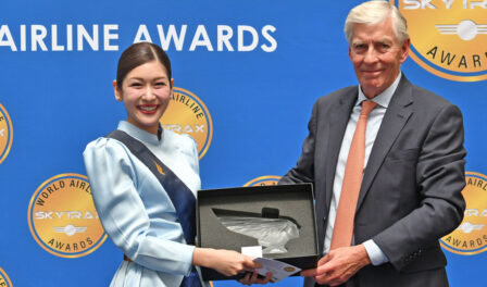 Bangkok airways cabin crew wins the 2025 world airline awards prize draw