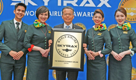 EVA air world's cleanest airline 2025