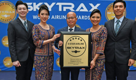 Singapore airlines 5 star airline rating 2025